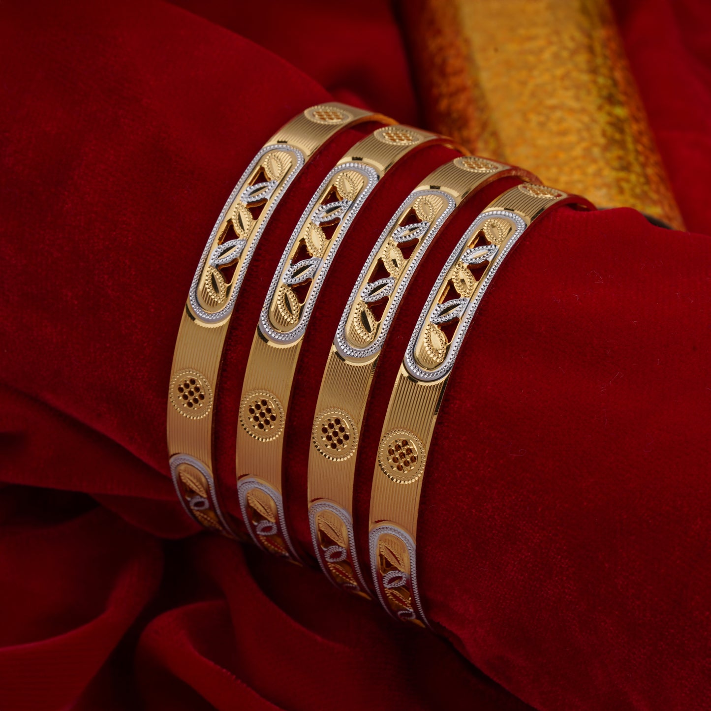 Classic Diamond Band Bangles – Timeless Elegance for Women