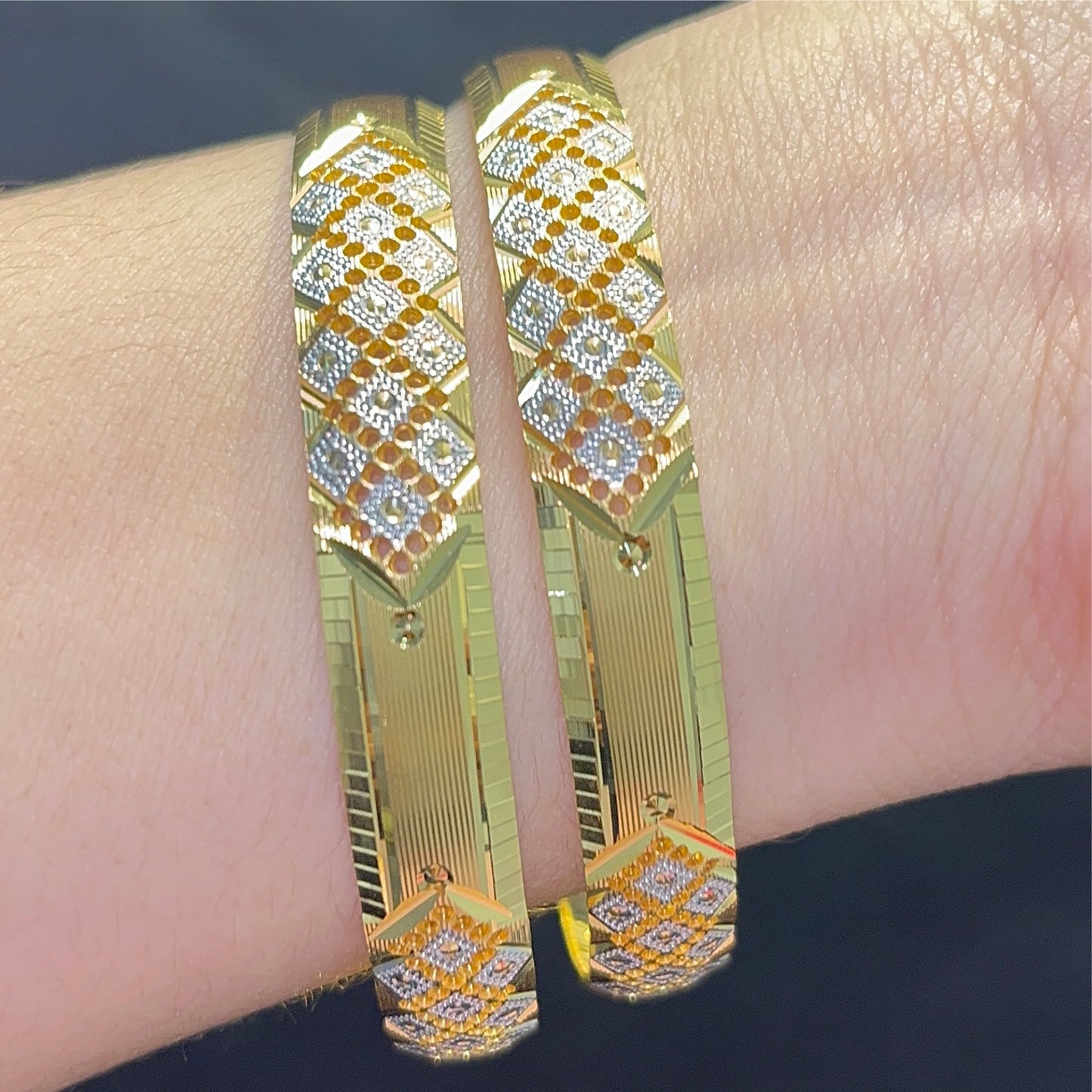 Half Round Bangles