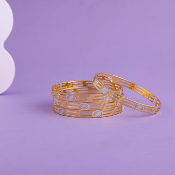 Graceful Gleam 4 Pcs Bangles