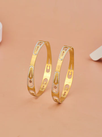 Lustre Curve 2 Pcs Bangles