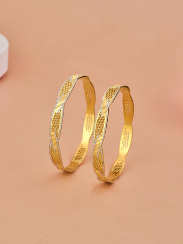 Royal Texture 2 Pcs Bangles