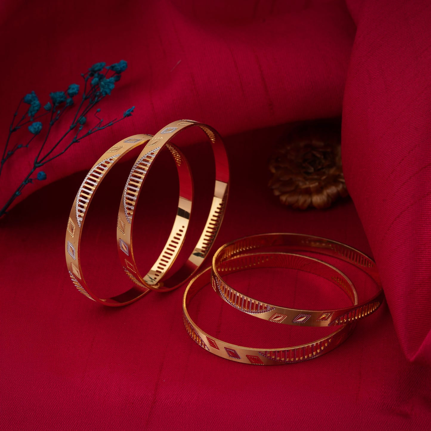 Classic Kari Line Diamond Band Bangles – Timeless Elegance for Women