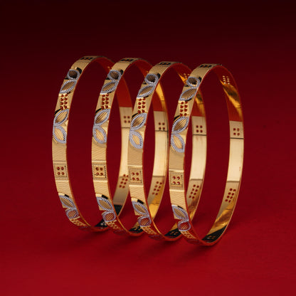 Classic Diamond Band Bangles – Timeless Elegance for Women
