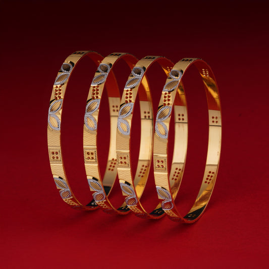 Classic Diamond Band Bangles – Timeless Elegance for Women