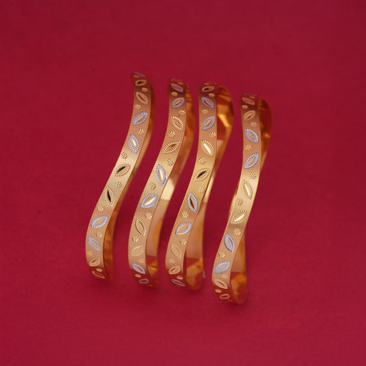Classic Diamond Band Bangles – Timeless Elegance for Women