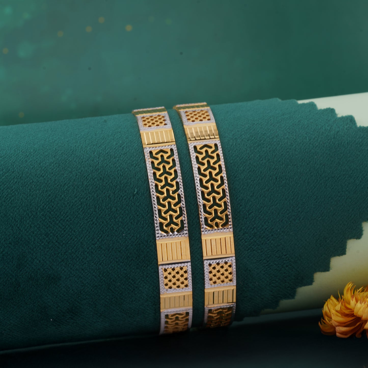 Classic Heart Line Diamond Band Bangles – Timeless Elegance for Women