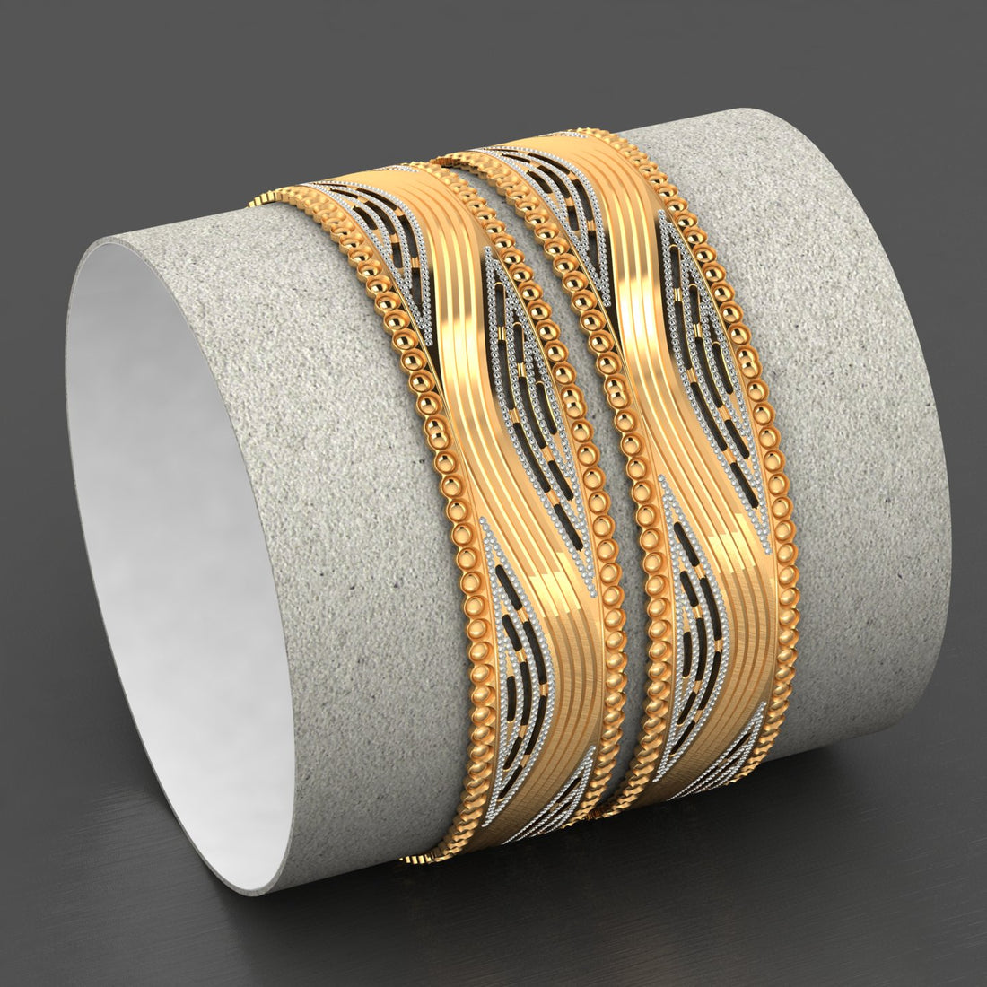 Vireya Wave 2 Pcs Bangles