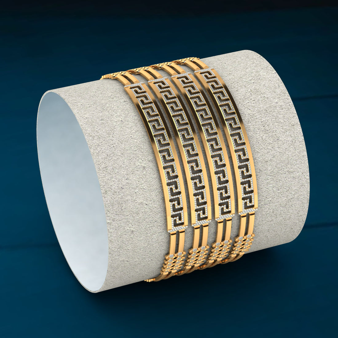 Pearl Wave 4 Pcs Bangles