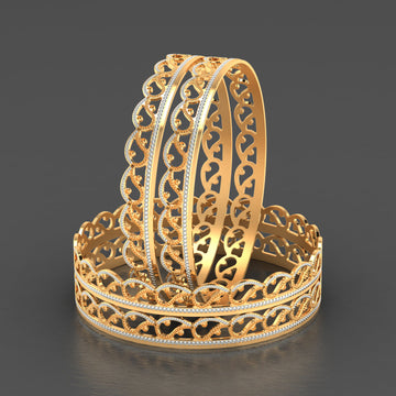 Shringar Gold 4 Pcs Bnagles