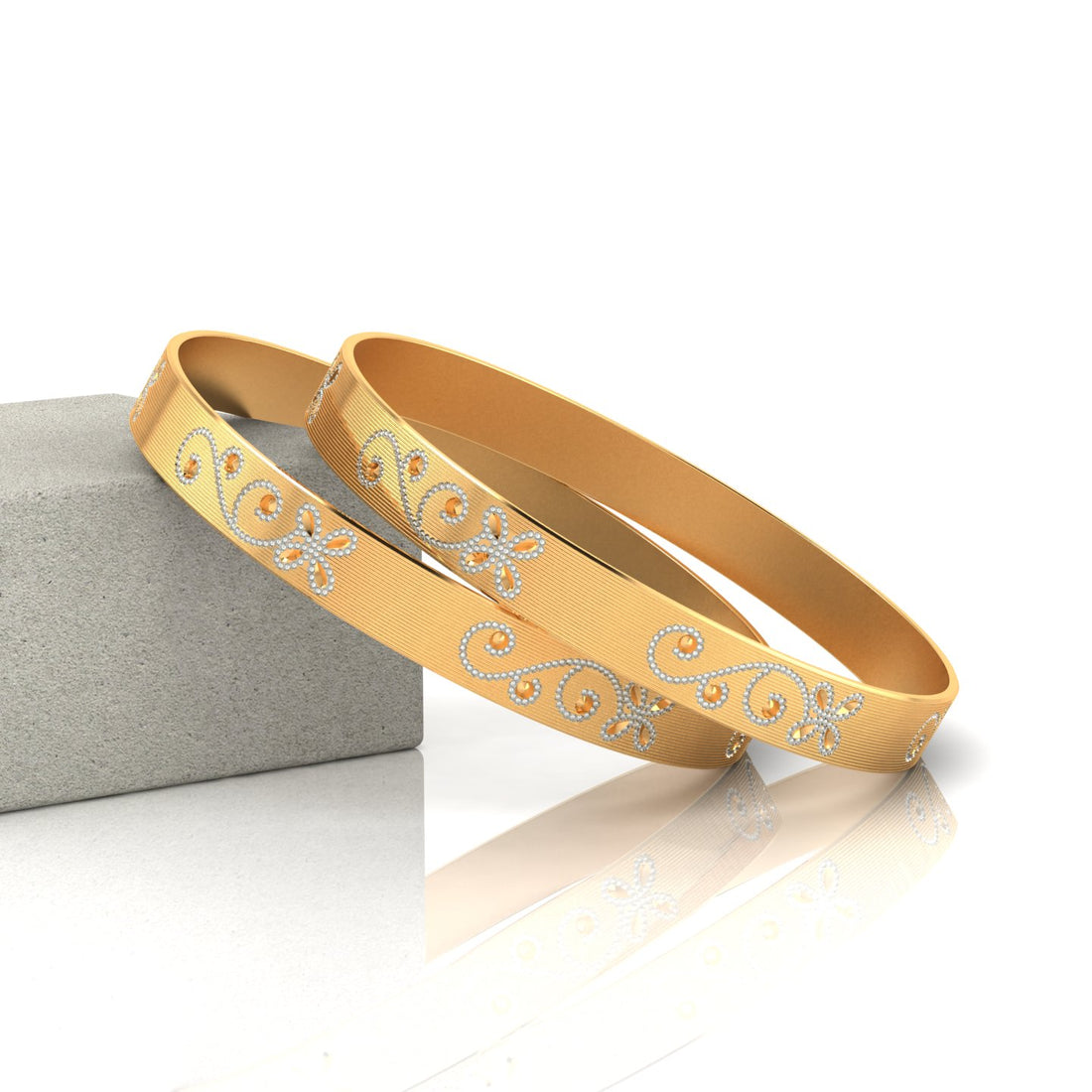 Sanvi 2 Pcs Bangles