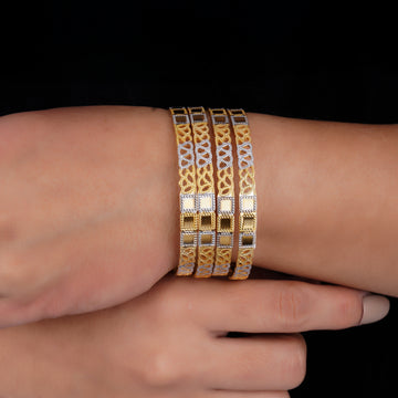 Radiant Gold 4 Pcs Bangles