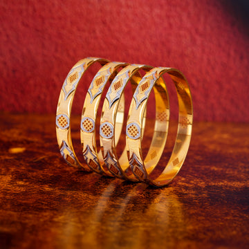 Golden Rhythm 4 Pcs Bangles