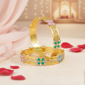 Golden Crest 2 Pcs Bangles