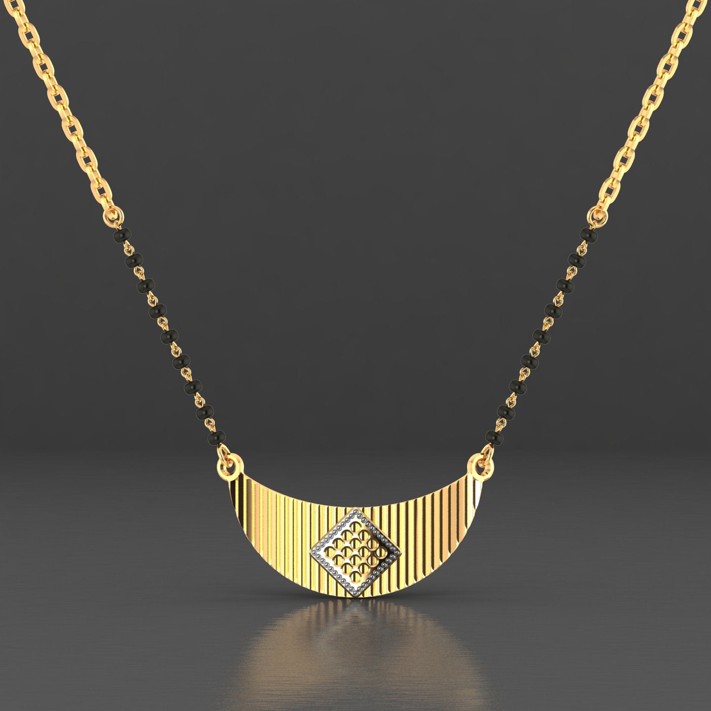 Geometric  Designer Mangalsutra