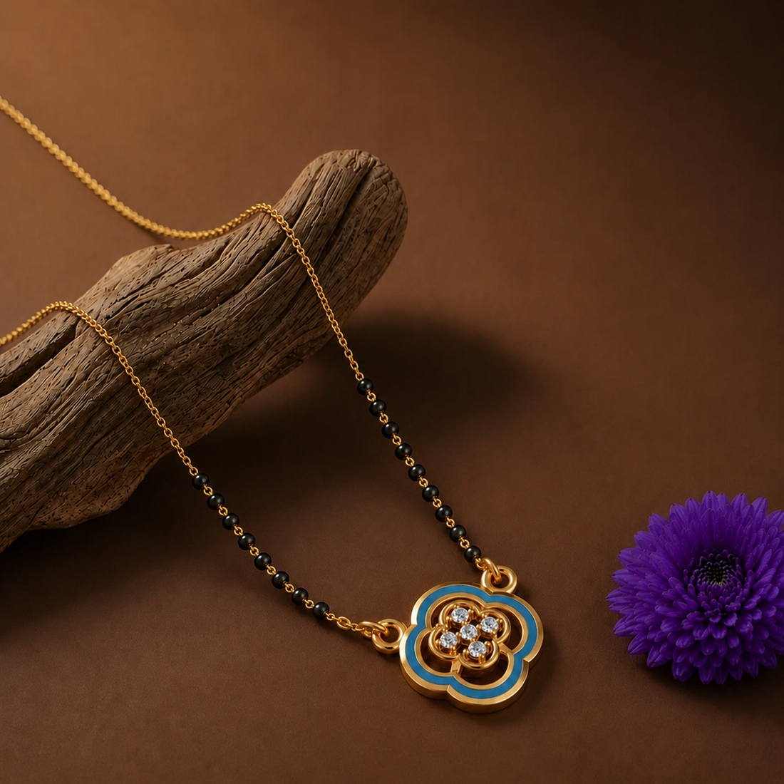 Pihu 18K Gold Plated Mangalsutra