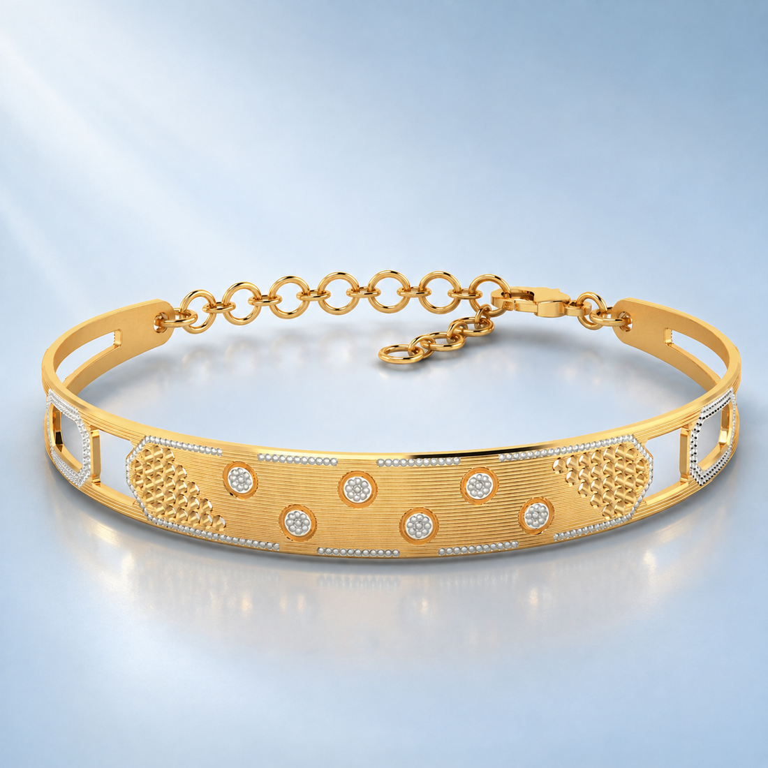 Stylish Gold Plated Bracelet