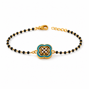 CYGNI Azure Blossom Mangalsutra Bracelet
