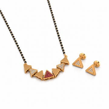Kiara Geometric Mangalsutra