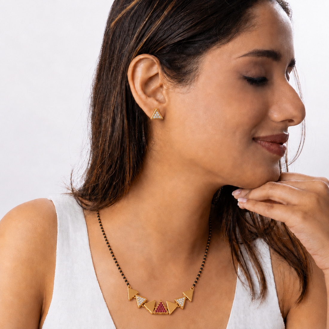Kiara Geometric Mangalsutra
