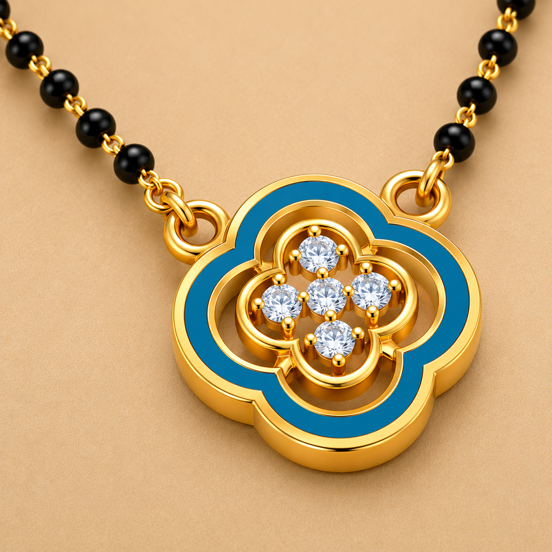 Pihu 18K Gold Plated Mangalsutra