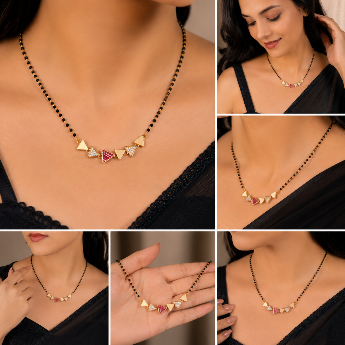 Deesha 18K Gold Plated Mangalsutra